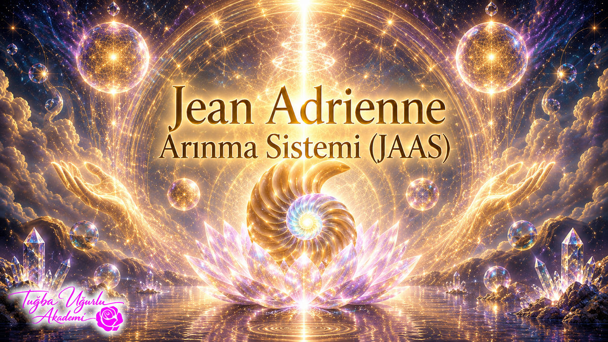 Jean Adrienne Arınma Sistemi (JAAS) seminer kapak görseli, altın ışıklar